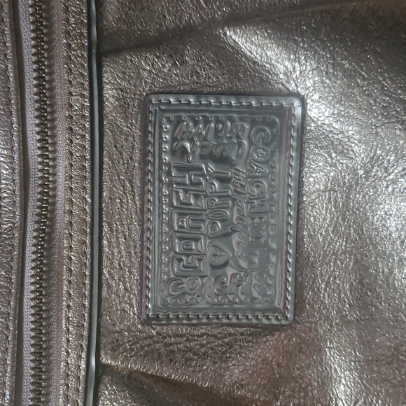 Coach Poppy In Mettalic Gold - Picture 2 of 10